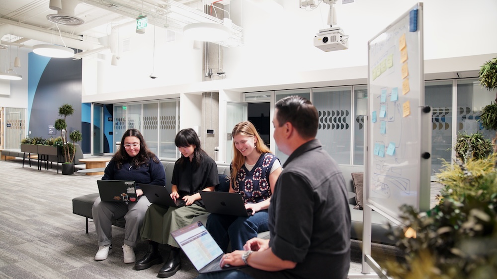 Common Sense Media employees in a meeting